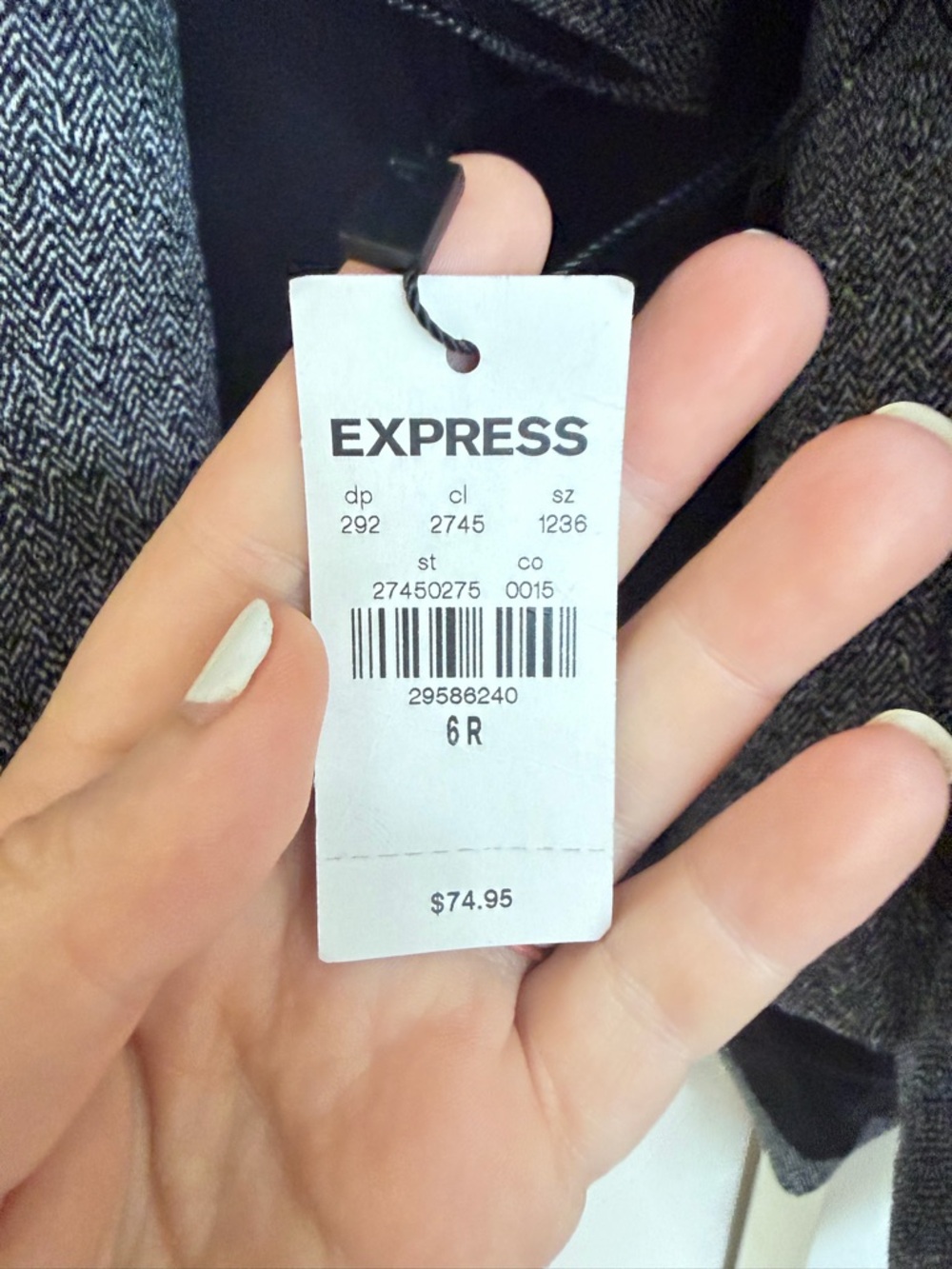 Classic Grey women’s Blazer and pants suit set - express - Picture 8 of 10